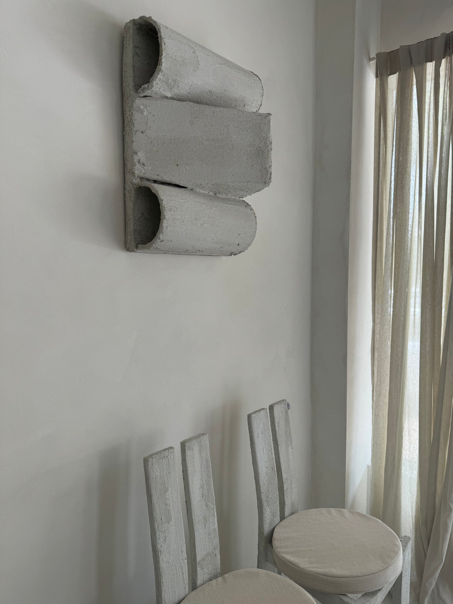 "Concrete Wall Sculpture" - Sculptural Wall Artwork by Lara Hutton