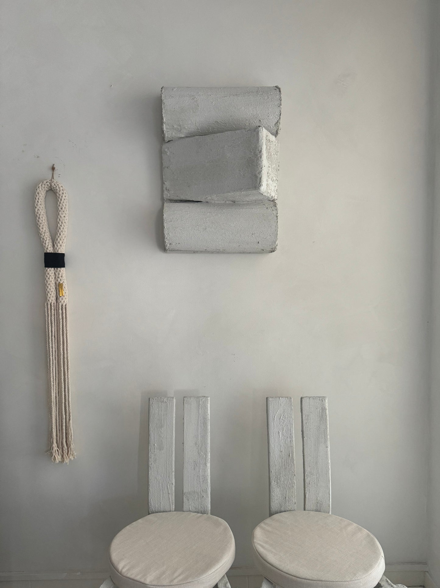 "Concrete Wall Sculpture" - Sculptural Wall Artwork by Lara Hutton