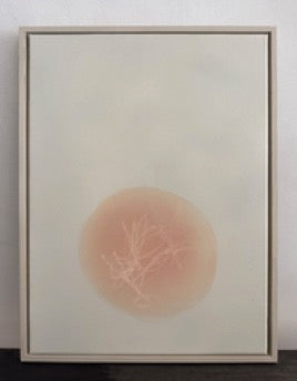 "thoughtful dot " framed original painting by Heidi Moore