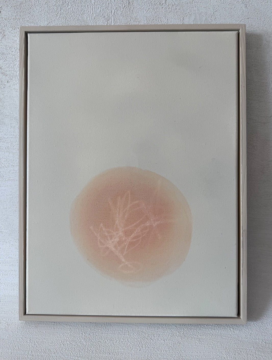 "thoughtful dot " framed original painting by Heidi Moore