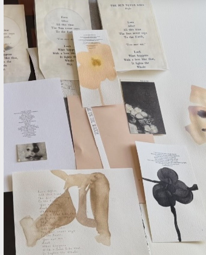 ARTWORK + POETIC COLLAGE WORKSHOP WITH HEIDI MOORE