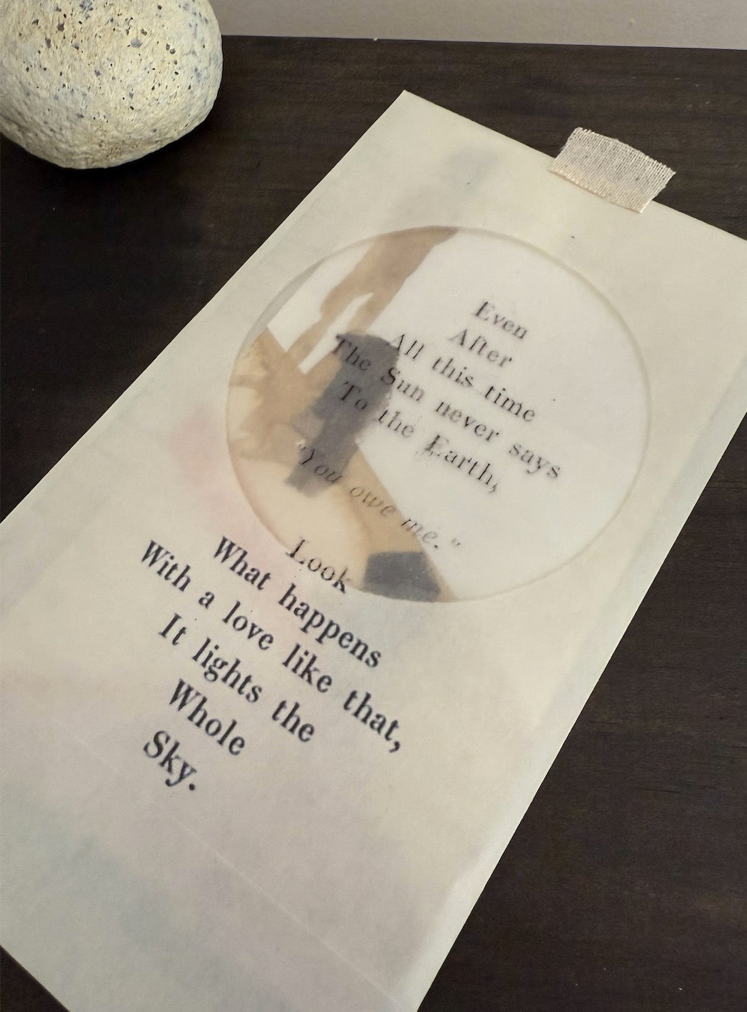 ARTWORK + POETIC COLLAGE WORKSHOP WITH HEIDI MOORE